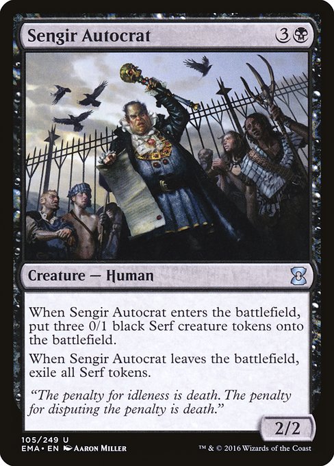 Sengir Autocrat (105) [Eternal Masters]