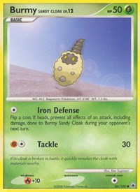 Burmy Sandy Cloak (54/100) [Majestic Dawn]