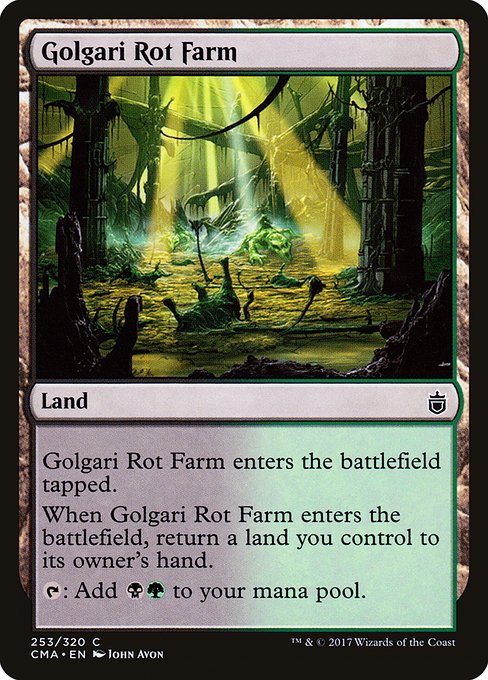Golgari Rot Farm (253) [Commander Anthology]