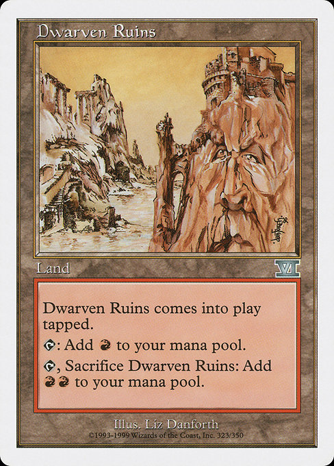 Dwarven Ruins (323) [Classic Sixth Edition]