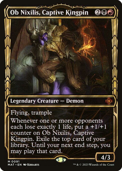 Ob Nixilis, Captive Kingpin (91) [March of the Machine: The Aftermath] [Showcase]