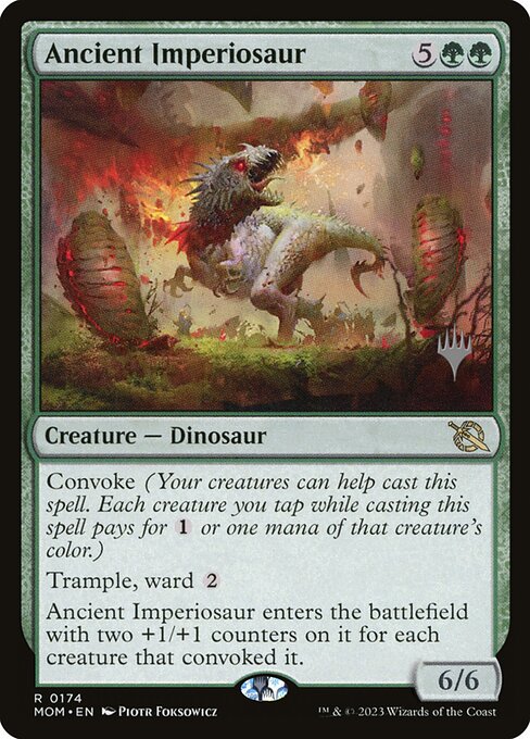 Ancient Imperiosaur (174p) [March of the Machine Promos]