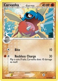 Carvanha (Delta Species) (61/110) [Holon Phantoms]