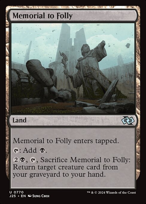 Memorial to Folly (770) [Foundations Jumpstart]