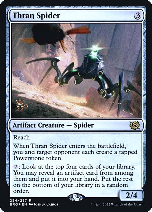 Thran Spider (254s) [The Brothers' War Promos]