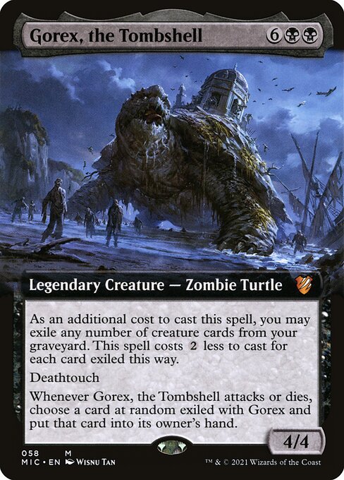 Gorex, the Tombshell (58) [Midnight Hunt Commander] [Extended Art]