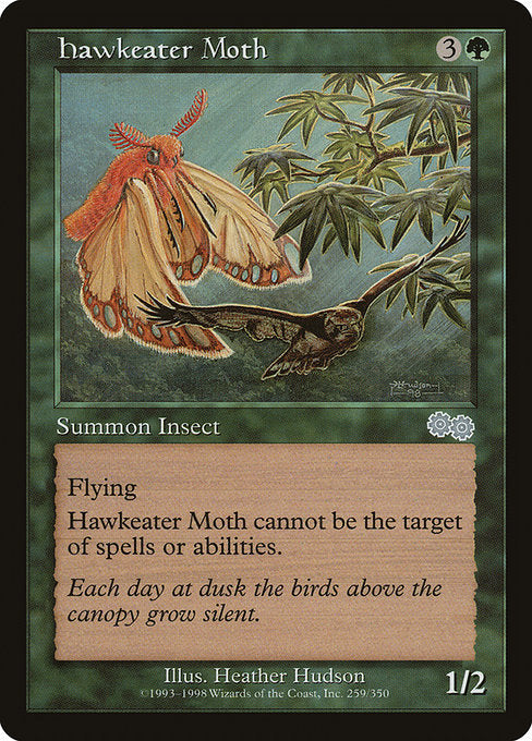 Hawkeater Moth (259) [Urza's Saga]