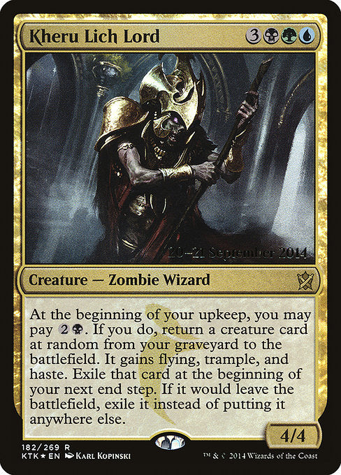 Kheru Lich Lord (182s) [Khans of Tarkir Promos]