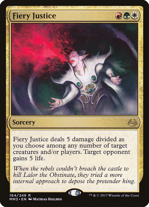 Fiery Justice (164) [Modern Masters 2017]