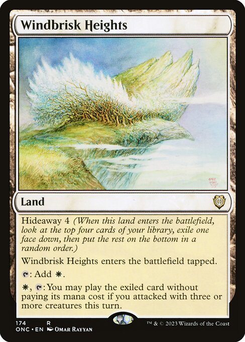 Windbrisk Heights (174) [Phyrexia: All Will Be One Commander]