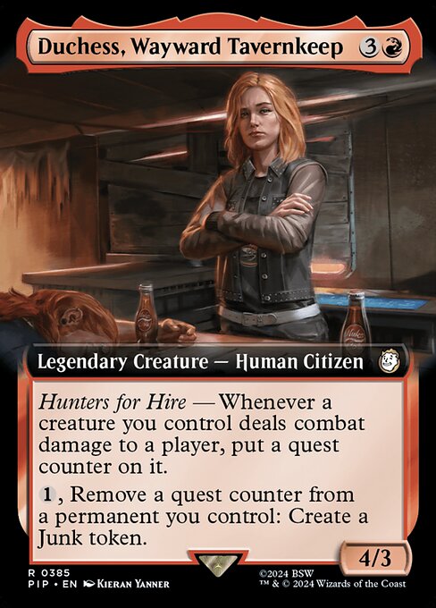 Duchess, Wayward Tavernkeep (385) [Fallout] [Extended Art]