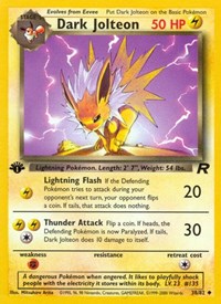 Dark Jolteon (38/82) [Team Rocket (Unlimited)]