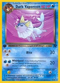 Dark Vaporeon (45/82) [Team Rocket (Unlimited)]