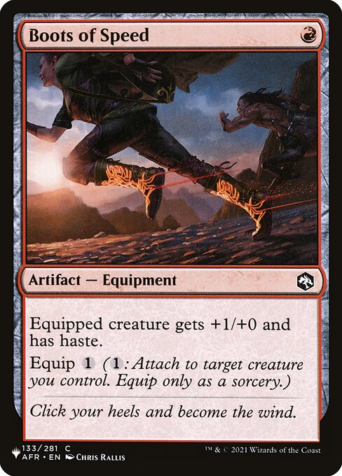 Boots of Speed (AFR-133) [The List]