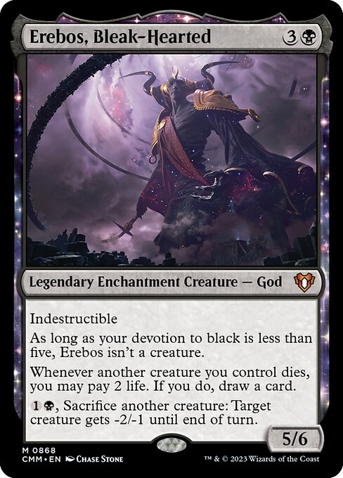Erebos, Bleak-Hearted (868) [Commander Masters]