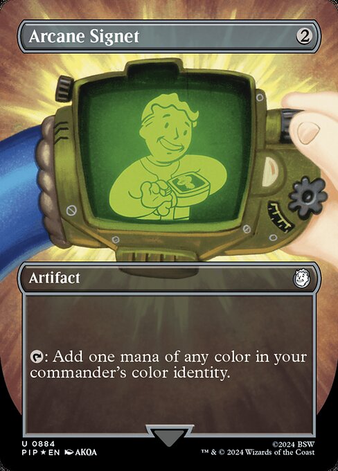 Arcane Signet (884) [Fallout] [Borderless]