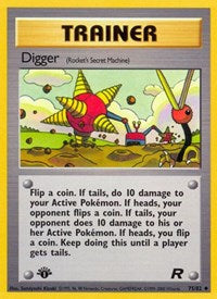Digger (Rocket's Secret Machine) (75/82) [Team Rocket (Unlimited)]
