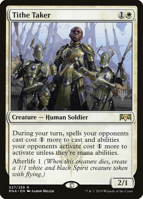 Tithe Taker (27p) [Ravnica Allegiance Promos]