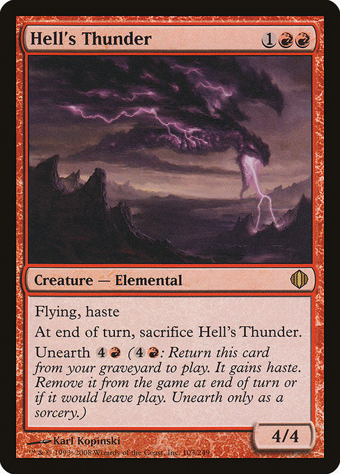 Hell's Thunder (103) [Shards of Alara]