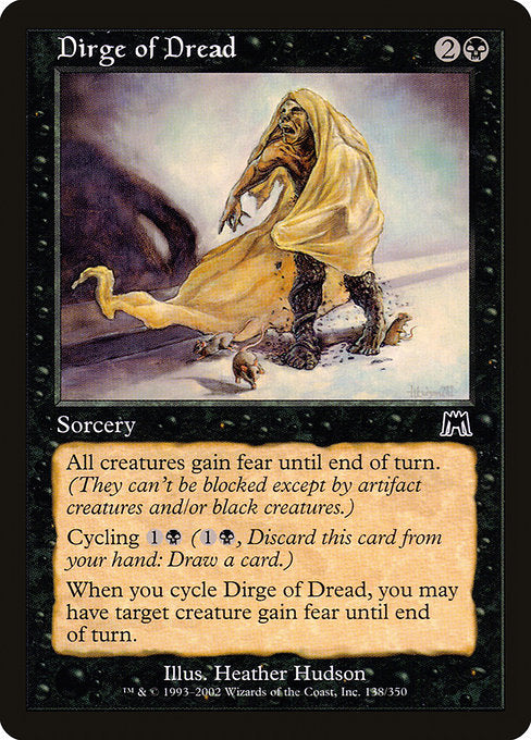 Dirge of Dread (138) [Onslaught]