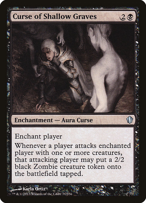 Curse of Shallow Graves (71) [Commander 2013]