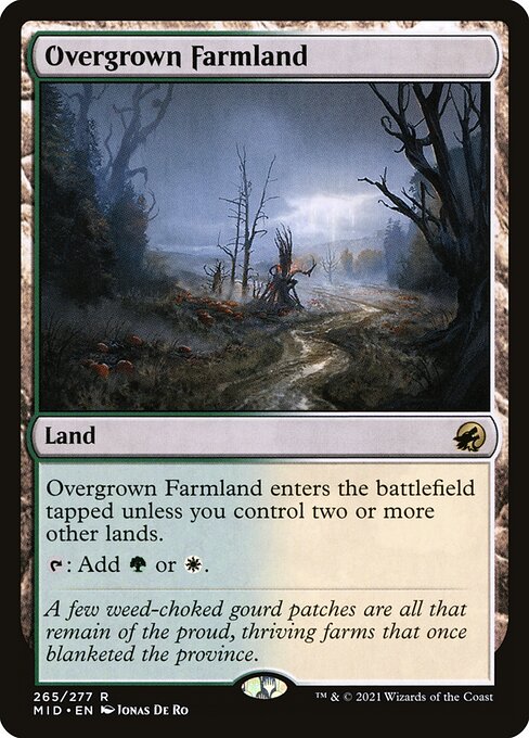 Overgrown Farmland (265) [Innistrad: Midnight Hunt]