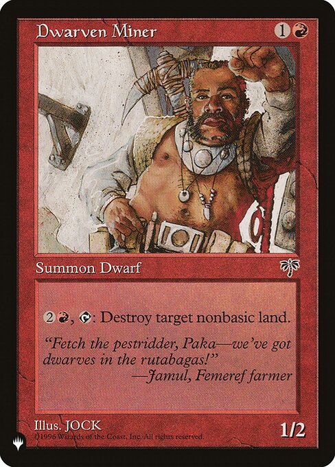 Dwarven Miner (MIR-169) [The List]