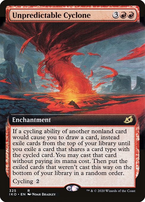 Unpredictable Cyclone (325) [Ikoria: Lair of Behemoths] [Extended Art]
