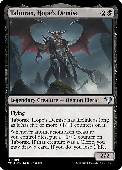 Taborax, Hope's Demise (189) [Commander Masters]
