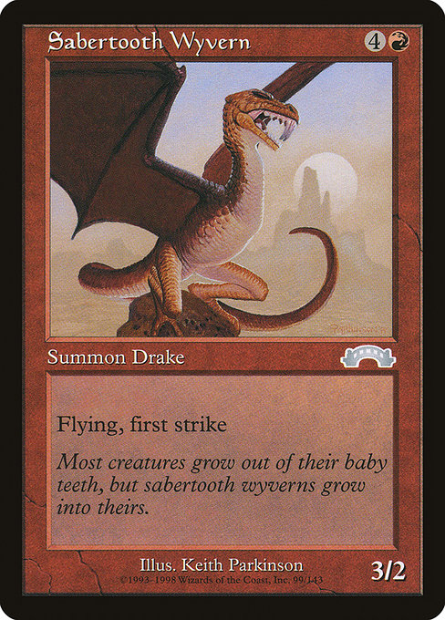 Sabertooth Wyvern (99) [Exodus]
