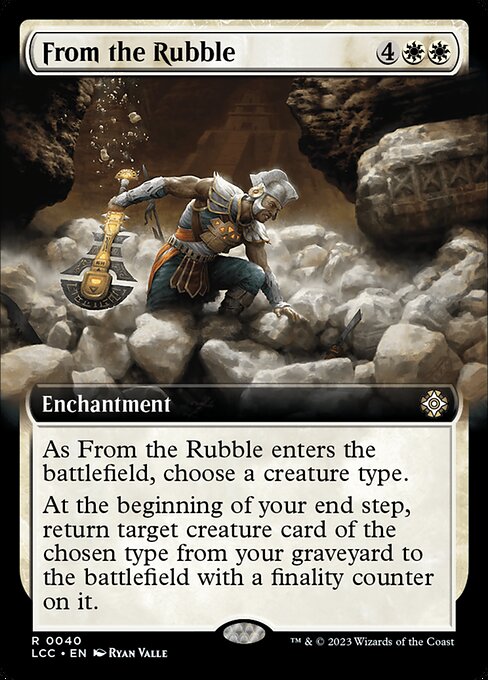 From the Rubble (40) [The Lost Caverns of Ixalan Commander] [Extended Art]