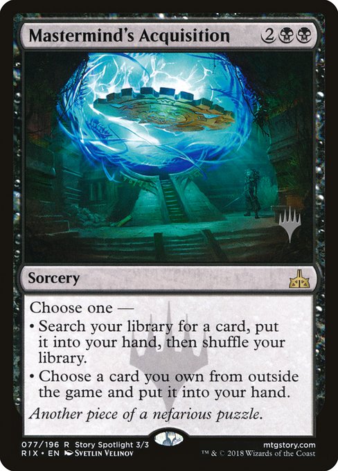 Mastermind's Acquisition (77p) [Rivals of Ixalan Promos]
