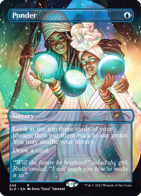 Ponder (245) [Secret Lair Drop] [Borderless]