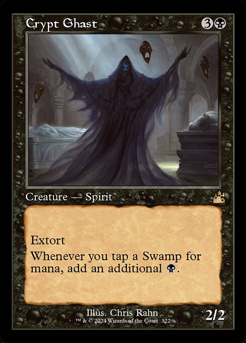 Crypt Ghast (322) [Ravnica Remastered]