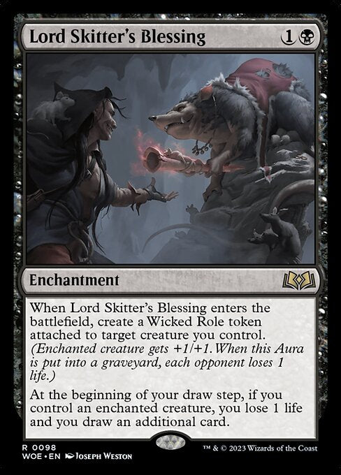 Lord Skitter's Blessing (98) [Wilds of Eldraine]