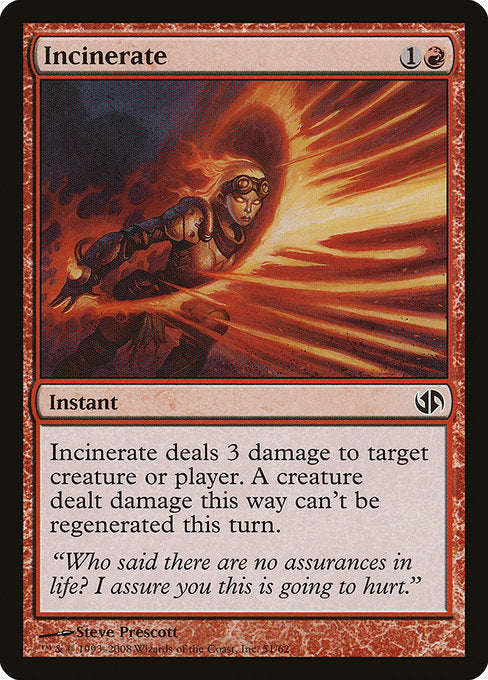 Incinerate (51) [Duel Decks: Jace vs. Chandra]