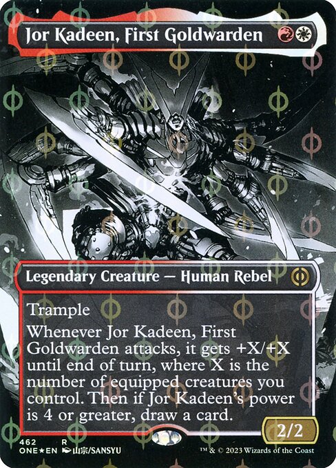 Jor Kadeen, First Goldwarden (462) [Phyrexia: All Will Be One] [Showcase, Borderless]