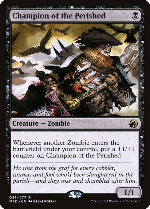 Champion of the Perished (91p) [Innistrad: Midnight Hunt Promos]
