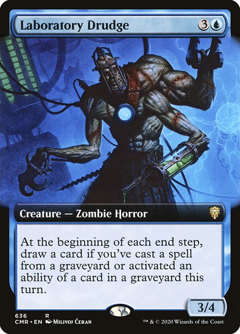 Laboratory Drudge (636) [Commander Legends] [Extended Art]