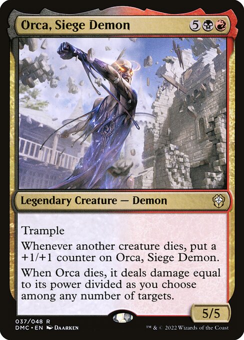 Orca, Siege Demon (37) [Dominaria United Commander]