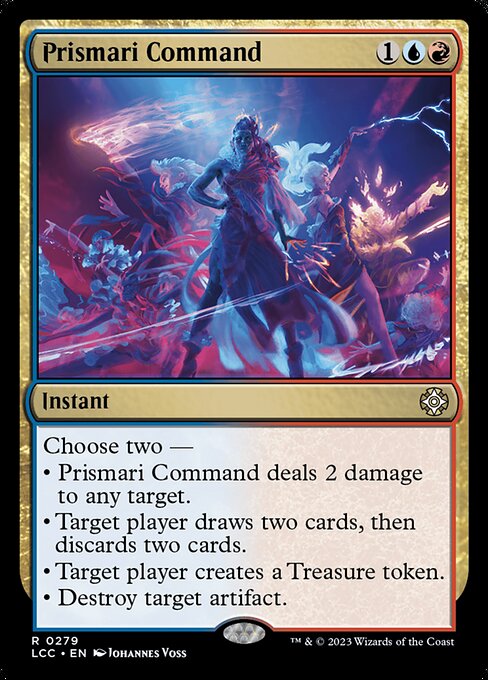 Prismari Command (279) [The Lost Caverns of Ixalan Commander]