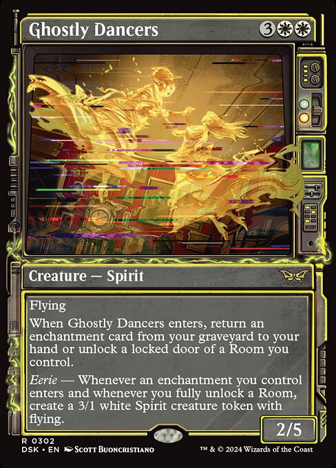 Ghostly Dancers (302) [Duskmourn: House of Horror]
