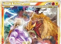 Entei & Raikou Legend (top) (90/95) [Unleashed]