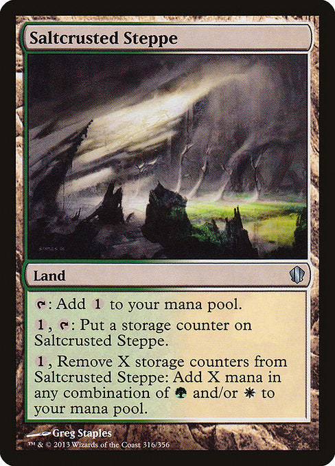 Saltcrusted Steppe (316) [Commander 2013]