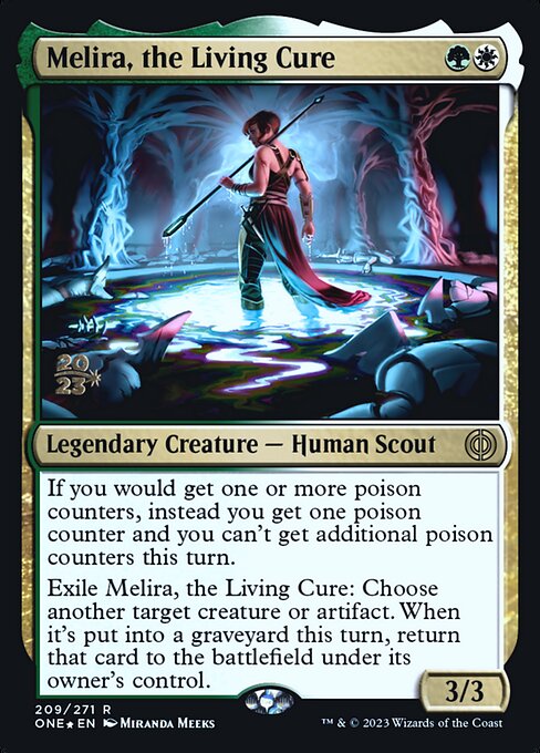 Melira, the Living Cure (209s) [Phyrexia: All Will Be One Promos]