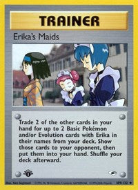 Erika's Maids (109/132) [Gym Heroes (Unlimited)]