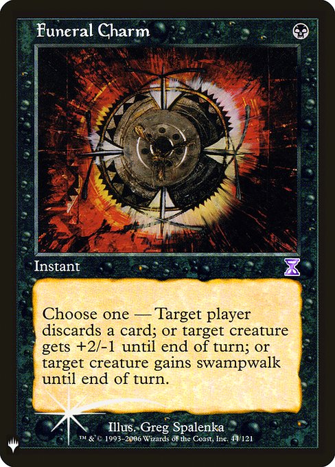 Funeral Charm (TSB-44) [The List]