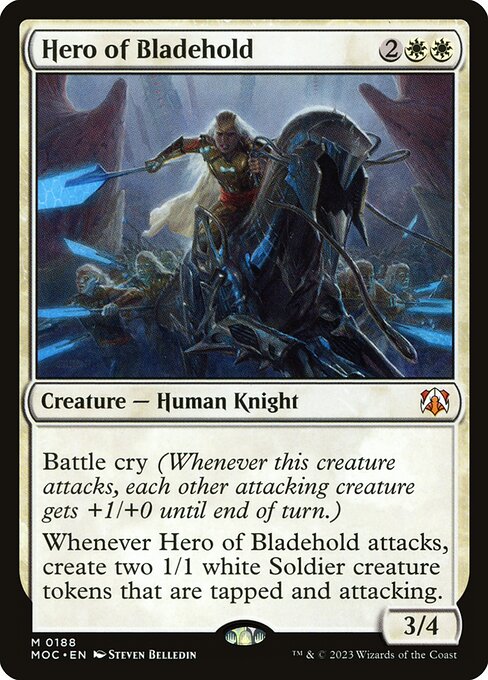 Hero of Bladehold (188) [March of the Machine Commander]