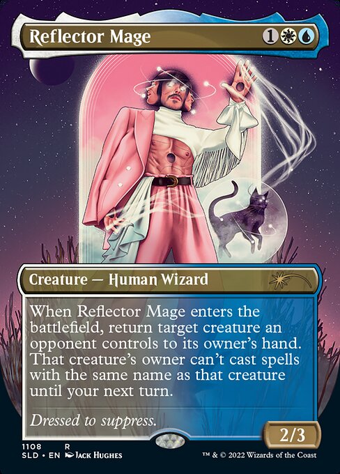 Reflector Mage (1108) [Secret Lair Drop] [Borderless]