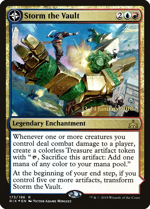 Storm the Vault // Vault of Catlacan (173s) [Rivals of Ixalan Promos]